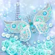 Icon of program: 3D butterfly & rose live …