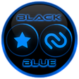 Icono de programa: Flat Black and Blue Icon …