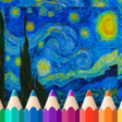 Icono de programa: Vincent van Gogh Coloring…