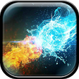 Icono de programa: Fire and Ice Live Wallpap…