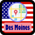 Icon of program: USA Des-Moines City Maps