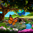 Icon of program: 3D Butterfly Live Wallpap…