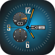Icon of program: Background Clock Wallpape…