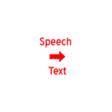 Icono de programa: Speech to Text converter …