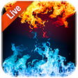 Icono de programa: Fire and Ice Live Wallpap…