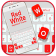 Red White Keyboard Theme icon