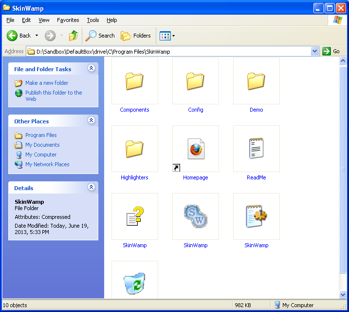 Icono de programa: SkinWamp
