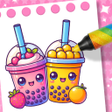 Icon of program: Boba Tea Coloring Games K…