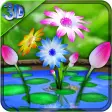 Icon of program: 3D Flowers Touch Wallpape…