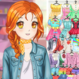 Icono de programa: Anime Dress Up Fashion Ga…