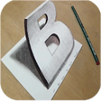 Icono de programa: How to Draw 3D - 3D shape…