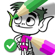 Icon of program: Teen Coloring Titans New