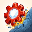 Icon of program: Idle Gear Miner: Merge Pu…