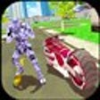 Icono de programa: Flying Robot Bike Epic Ba…