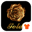 Icon of program: Gold Rose Theme for Andro…