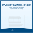 Icon of program: WordPress jQuery DataTabl…