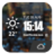 Icon of program: Lock Screen Style Clock W…