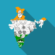 Icon of program: Indian Politics in Hindi