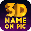 Icon of program: 3D Name on Pics - 3D Text