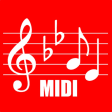 Icon of program: MIDI Score - Sheet Music …