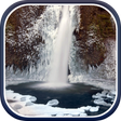 Icon of program: Winter Waterfalls Wallpap…