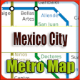 Icon of program: Mexico City Metro Map Off…