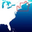 Aqua Map New England - coast from Maine to Connecticut - Marine GPS Offline Nautical Charts for Fishing, Boating and Sailing icon