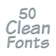 Icon of program: Fonts for FlipFont 50 Cle…