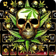 Icon of program: Gold Weed Skull Keyboard …