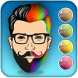 Icono de programa: Mustache & Beard Color Ef…