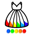 Icono de programa: Glitter Dress Coloring an…