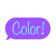 Icon of program: Color Text Bubbles on iMe…