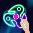 Icon of program: Glow Finger Spinner Doodl…