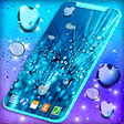 Icon of program: Water Drops Live Wallpape…