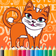 Icon of program: Cat Cartoon Paint and Col…