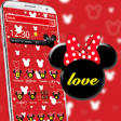 Icon of program: Red cute bow cartoon mous…
