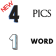 Icon of program: 4 Pics 1 Word Answers - N…