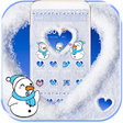 Icono de programa: Cute Snowman Snow Winter …