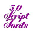 Icon of program: Fonts for FlipFont Script…