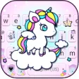 Icon of program: Unicorn Sky Keyboard Them…