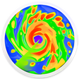Icono de programa: Radar Live: NOAA doppler …