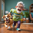 Icon of program: Bad Dog: Grandpa Prankste…