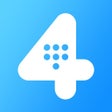 Icon of program: Ring4 - Phone Number, Tex…