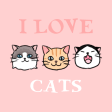 Icon of program: Wallpaper I Love Cats The…