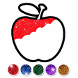 Icon of program: Glitter Fruits coloring a…