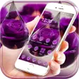 Icon of program: Water drop rose Theme pur…