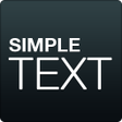 Icono de programa: Simple Text-Text Icon Cre…