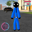 US Police Stickman Rope Hero Vegas Gangstar Crime icon