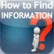 Icon of program: How to Find Information