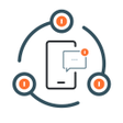 Bridge - mirror notifications (notification sync) icon